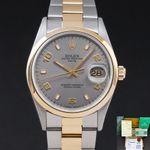 Rolex Oyster Perpetual Date 15203 (1997) - 34 mm Gold/Steel case (1/8)