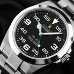 Rolex Air-King 126900 (2022) - Zwart wijzerplaat 40mm Staal (3/7)