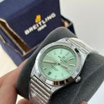 Breitling Chronomat 36 A10380101L1A1 (2024) - Green dial 36 mm Steel case (4/8)