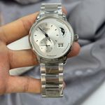 Glashütte Original PanoMaticLunar 1-90-02-42-32-71 (2024) - Silver dial 40 mm Steel case (5/8)