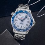 Omega Seamaster Diver 300 M 522.30.42.20.04.001 (Onbekend (willekeurig serienummer)) - Wit wijzerplaat 42mm Staal (1/8)