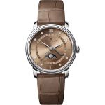 Blancpain Villeret 6126N-1146-55B (2026) - Brown dial 33 mm Steel case (1/1)