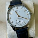 IWC Portuguese Automatic IW358303 (2023) - Zilver wijzerplaat 40mm Staal (1/7)