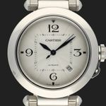 Cartier Pasha WSPA0009 (2022) - Silver dial 41 mm Steel case (2/8)