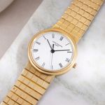 Patek Philippe Calatrava 3802J (Unknown (random serial)) - White dial 34 mm Yellow Gold case (1/8)