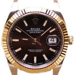 Rolex Datejust 41 126333 (2024) - Black dial 41 mm Gold/Steel case (1/1)