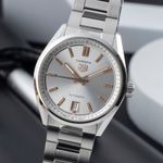TAG Heuer Carrera Lady WBN2310.BA0001 (Unknown (random serial)) - Grey dial 36 mm Steel case (3/8)