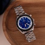 Omega Speedmaster 3510.81 (1996) - Blauw wijzerplaat 39mm Staal (8/8)