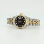 Rolex Lady-Datejust 69173 (1987) - Black dial 26 mm Gold/Steel case (4/8)