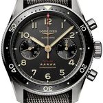 Longines Spirit L3.821.1.53.2 (2026) - Zwart wijzerplaat 42mm Titanium (1/1)