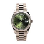 Rolex Day-Date 40 228239 (2022) - Green dial 40 mm White Gold case (2/8)