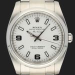 Rolex Oyster Perpetual 34 114200 (2012) - White dial 34 mm Steel case (2/8)