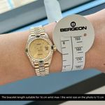 Rolex Lady-Datejust 69178 (1989) - Champagne dial 26 mm Yellow Gold case (2/8)