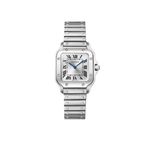 Cartier Santos WSSA0082 (Unknown (random serial)) - Silver dial 27 mm Steel case (1/8)