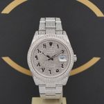 Rolex Datejust 41 126300 (2023) - Diamant wijzerplaat 41mm Staal (1/7)