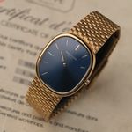 Patek Philippe Golden Ellipse 3838 (1993) - Blue dial 32 mm Yellow Gold case (3/8)