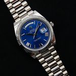Rolex Day-Date 40 228239 (2018) - Blue dial 40 mm White Gold case (4/6)