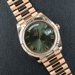 Rolex Day-Date 40 228235 (2022) - Green dial 40 mm Rose Gold case (2/6)
