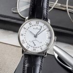 Blancpain Villeret Ultra-Slim 6653Q-1127-55B (Onbekend (willekeurig serienummer)) - Wit wijzerplaat 41mm Staal (3/8)