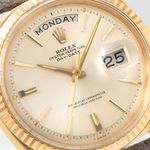 Rolex Day-Date 1803 (1965) - Silver dial 36 mm Yellow Gold case (3/8)