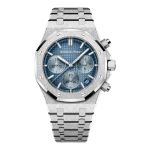 Audemars Piguet Royal Oak Chronograph 26240BC.GG.1324BC.02 (2024) - Blue dial 41 mm White Gold case (3/6)