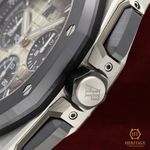 Audemars Piguet Royal Oak Offshore Chronograph 26420SO.OO.A600CA.01 (Onbekend (willekeurig serienummer)) - Beige wijzerplaat 43mm Staal (5/8)