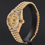 Rolex Lady-Datejust 69178 (1989) - Champagne dial 26 mm Yellow Gold case (4/8)