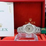 Rolex Oyster Perpetual 76080 (2003) - Silver dial 24 mm Steel case (3/8)