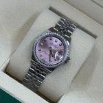 Rolex Lady-Datejust 279384RBR (2024) - Roze wijzerplaat 28mm Staal (8/8)