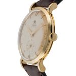 Omega Vintage 2659 (1950) - Champagne wijzerplaat 34mm Geelgoud (6/8)