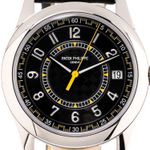 Patek Philippe Calatrava 6007G-011 (2023) - Black dial 40 mm White Gold case (2/8)