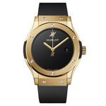 Hublot Classic Fusion 542.VX.1230.RX.MDM (2024) - Black dial 42 mm Yellow Gold case (1/1)