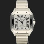 Cartier Santos WSSA0018 (2025) - Silver dial 40 mm Steel case (3/8)