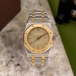 Audemars Piguet Royal Oak 15000SA (1996) - Champagne wijzerplaat 33mm Staal (1/7)