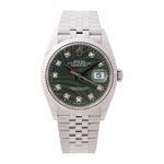 Rolex Datejust 36 126234 (2023) - Green dial 36 mm Steel case (1/4)