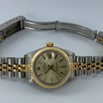 Rolex Lady-Datejust - (Unknown (random serial)) - Champagne dial 26 mm Gold/Steel case (1/6)