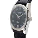 Rolex Cellini Danaos 6229 (2000) - Zwart wijzerplaat Geelgoud (6/8)