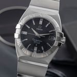 Omega Constellation Double Eagle 1513.51.00 (2005) - Zwart wijzerplaat 38mm Staal (3/8)