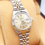 Rolex Lady-Datejust 69173 (1986) - Champagne dial 26 mm Gold/Steel case (3/8)