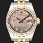 Rolex Lady-Datejust 179171 (2017) - Pearl dial 26 mm Gold/Steel case (3/8)
