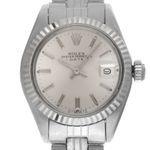 Rolex Lady-Datejust 6917 (1975) - 26mm Staal (1/8)