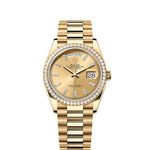 Rolex Day-Date 36 128348RBR (2025) - Champagne dial 36 mm Yellow Gold case (1/1)