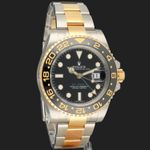 Rolex GMT-Master II 116713LN (2014) - Black dial 40 mm Gold/Steel case (4/8)
