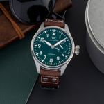 IWC Big Pilot IW501015 (Unknown (random serial)) - Green dial 46 mm Steel case (1/8)