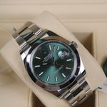 Rolex Datejust 41 126300 (2024) - Green dial 41 mm Steel case (1/7)