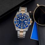 Rolex Submariner Date 116613LB (Onbekend (willekeurig serienummer)) - Blauw wijzerplaat 40mm Goud/Staal (1/8)