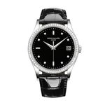 Patek Philippe Calatrava 5297G-001 (2020) - Black dial 38 mm White Gold case (1/8)