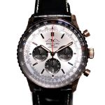 Breitling Navitimer 01 (46 MM) RB0137241G1P1 (2024) - Silver dial 46 mm Red Gold case (2/2)