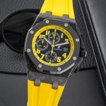 Audemars Piguet Royal Oak Offshore Chronograph 26176FO (2013) - Zwart wijzerplaat 42mm Carbon (3/8)