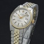 Rolex Datejust 1601 (1969) - Silver dial 36 mm Gold/Steel case (6/7)